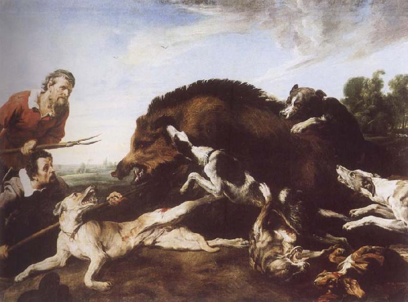 Frans Snyders Wild Boar Hunt